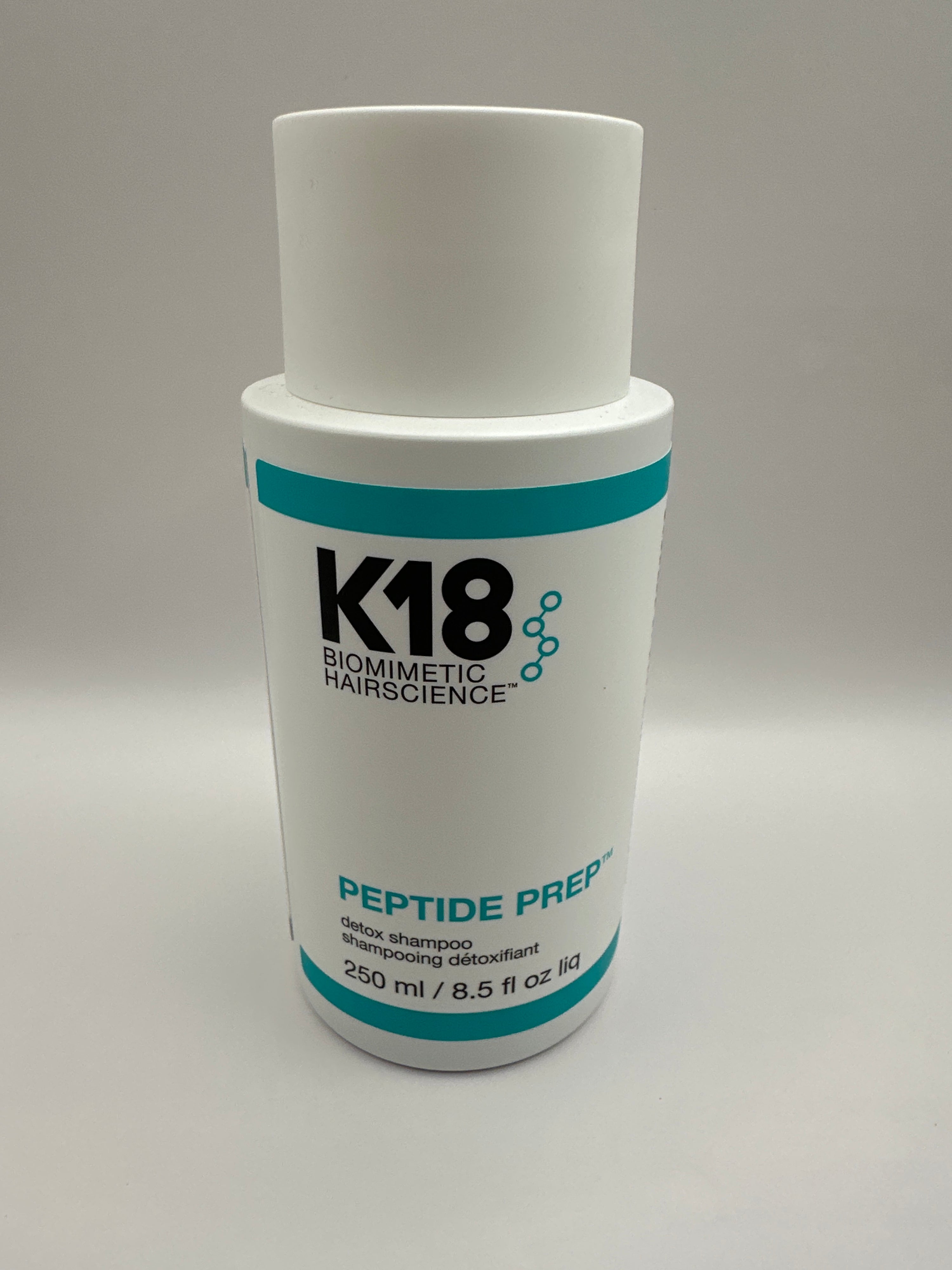 K18 Detox Shampoo perfect for taking out that salmon colour in blonde extensions