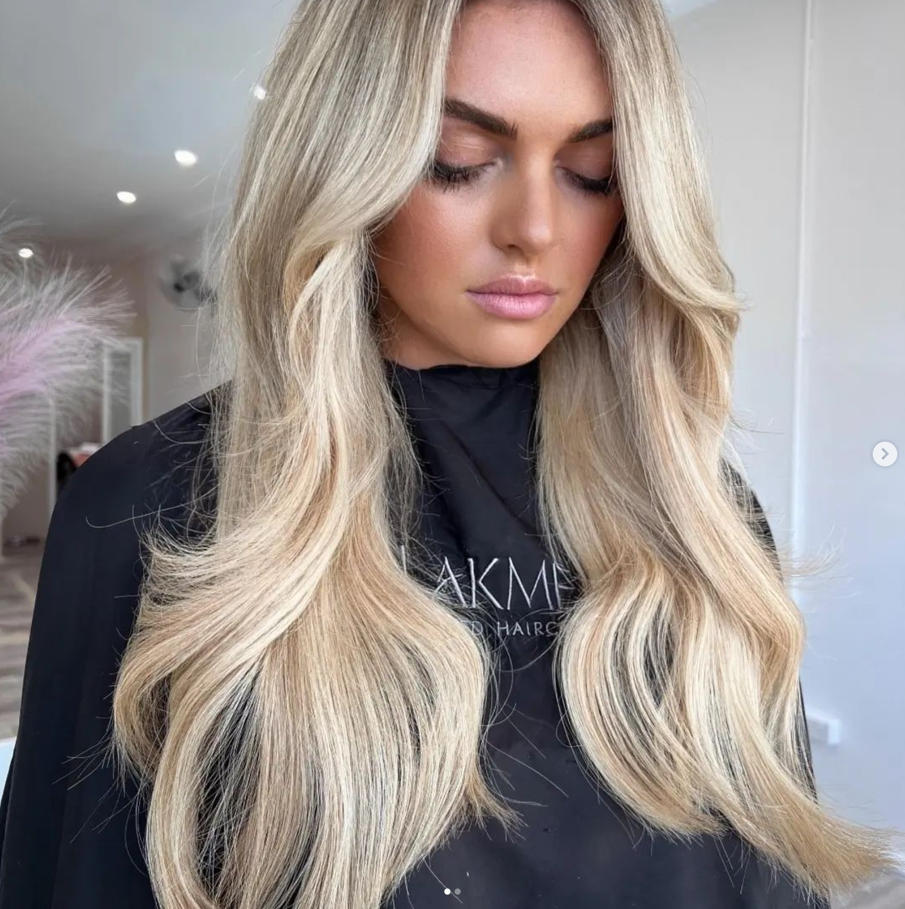 Blonde Hair Extensions applied on Perth client